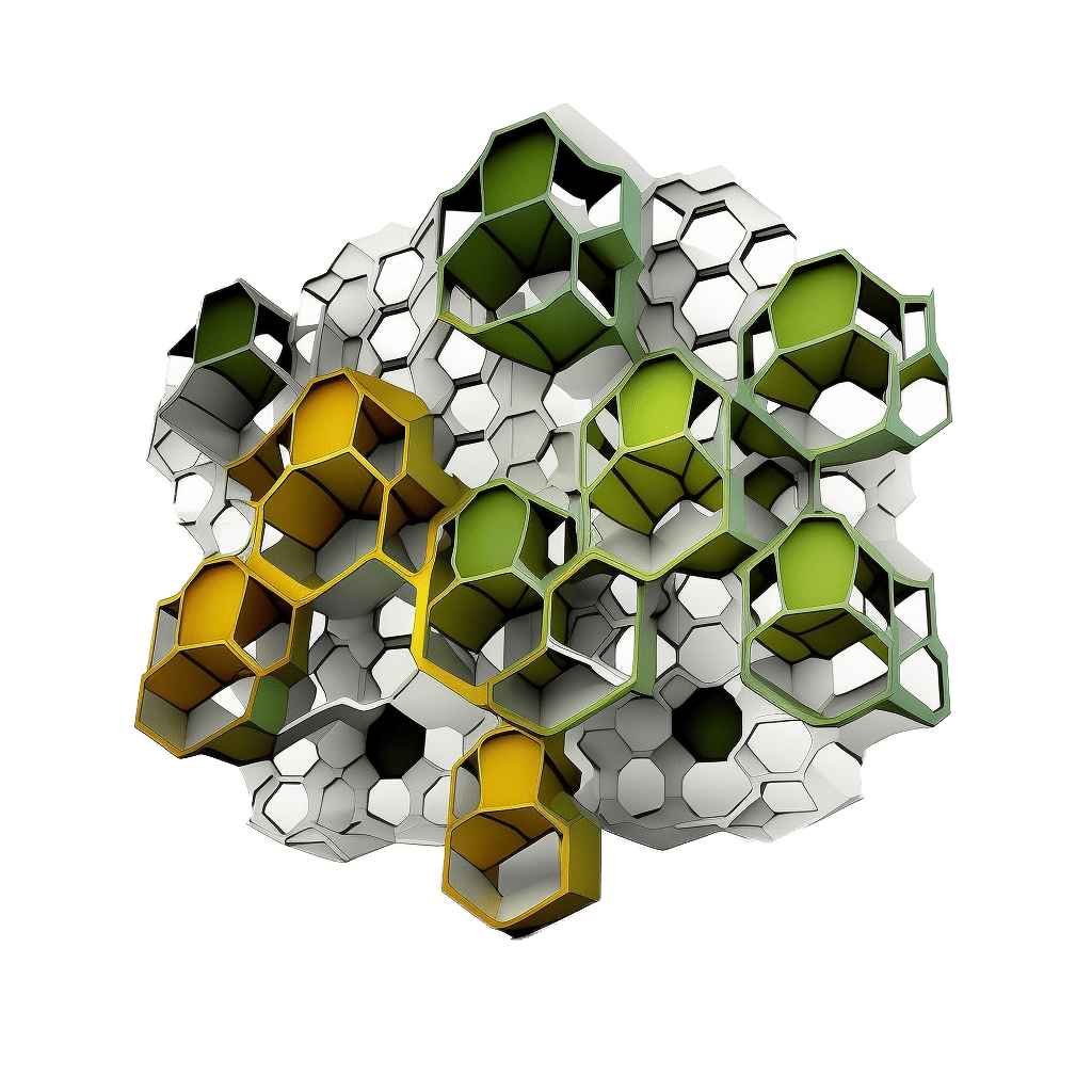 Elke Szalai - Abstrakte Waben Struktur