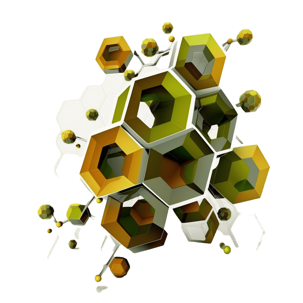 Elke Szalai - Abstrakte Waben Struktur